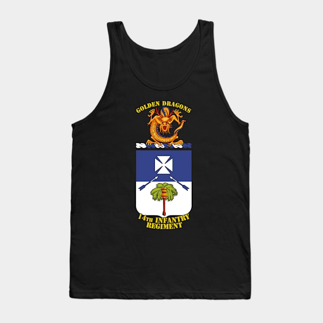 14th Infantry Regiment Tank Top by MBK